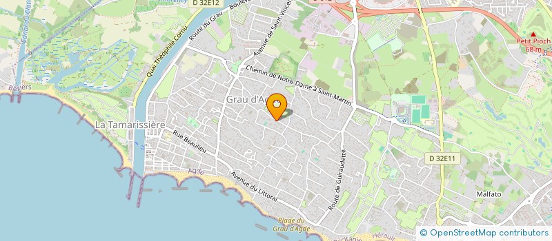 localisation de l'entreprise SCI THOM DOL  AGDE