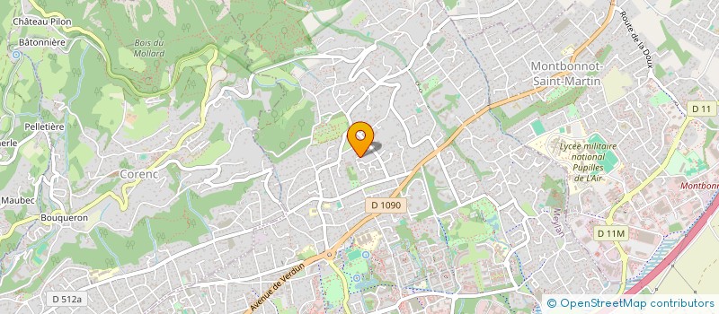 localisation de l'entreprise SCI THOMACLO  MEYLAN