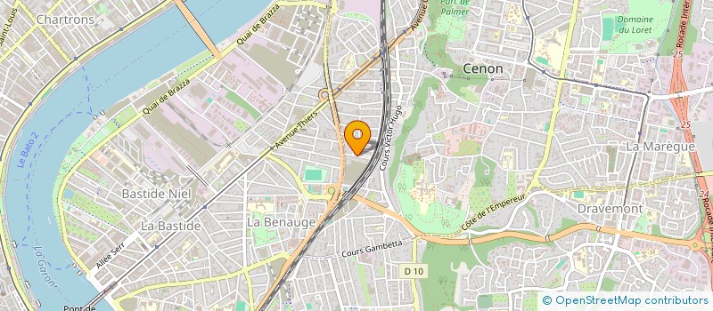 localisation de l'entreprise SCI THOMALEX  CENON