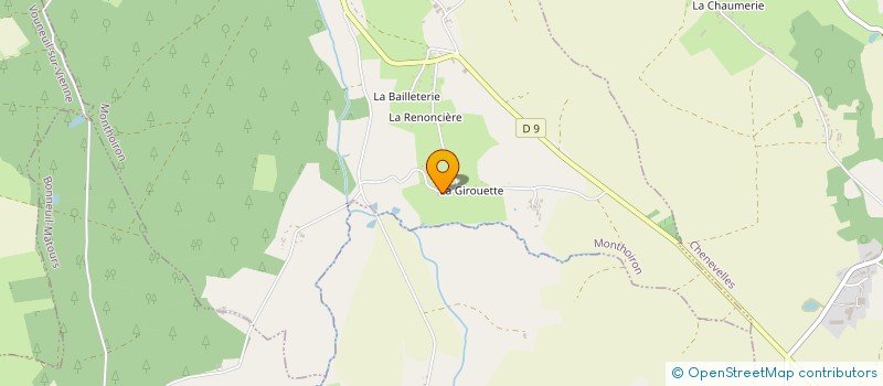 localisation de l'entreprise SCI THOMALK  MONTHOIRON