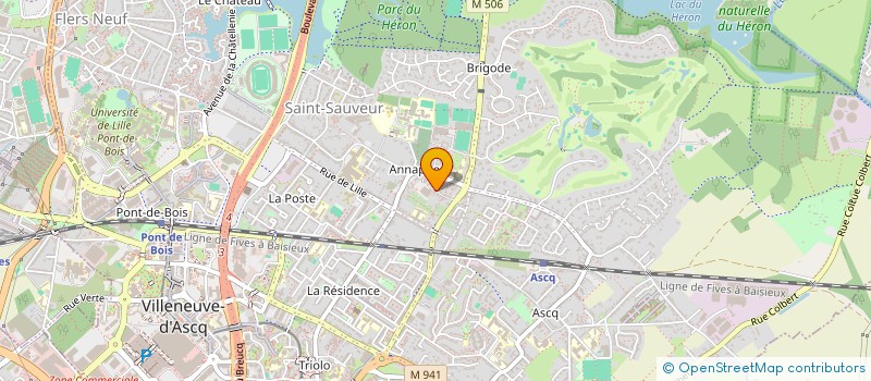 localisation de l'entreprise SCI THOMANCE  VILLENEUVE-D'ASCQ