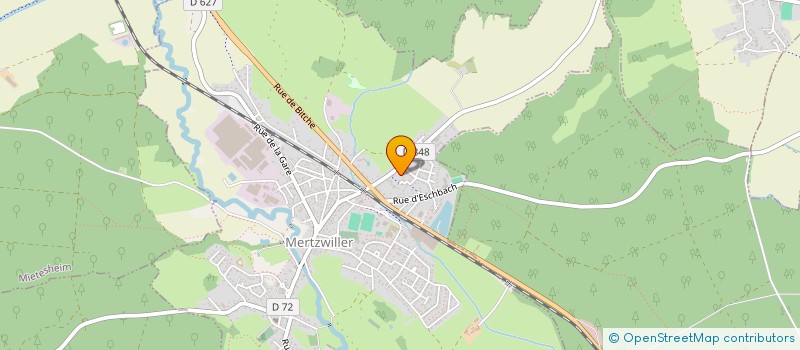 localisation de l'entreprise SCI THOMANN ET ENFANTS  MERTZWILLER