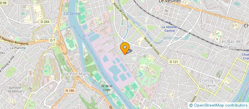 localisation de l'entreprise SCI THOMANTHEL  LE VESINET