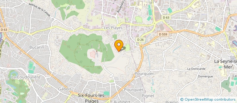 localisation de l'entreprise SCI THOMAPA à SIX-FOURS-LES-PLAGES