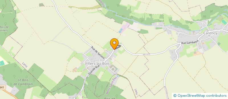 localisation de l'entreprise SCI THOMARANT  VILLERS-AU-BOIS