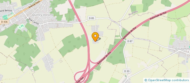 localisation de l'entreprise SCI THOMARTHI  QUINCY-VOISINS