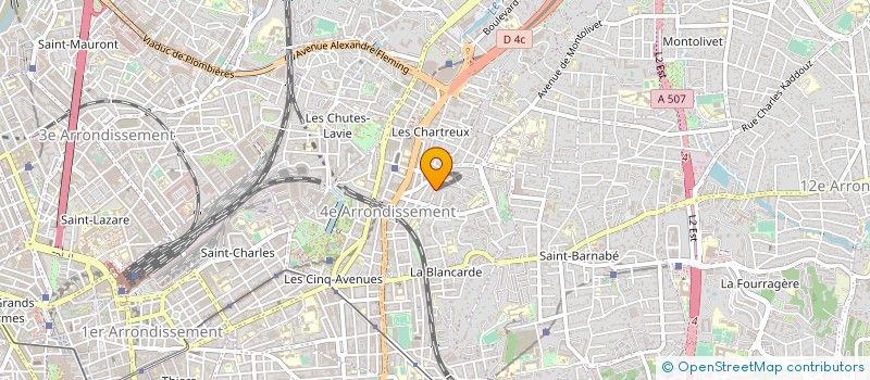 localisation de l'entreprise SCI THOMAS 13 à MARSEILLE