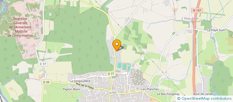 localisation de l'entreprise SCI THOMAS  LAILLE