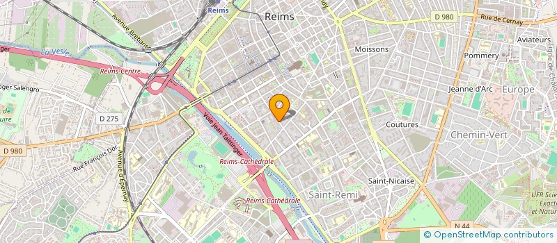 localisation de l'entreprise SCI THOMAS  REIMS