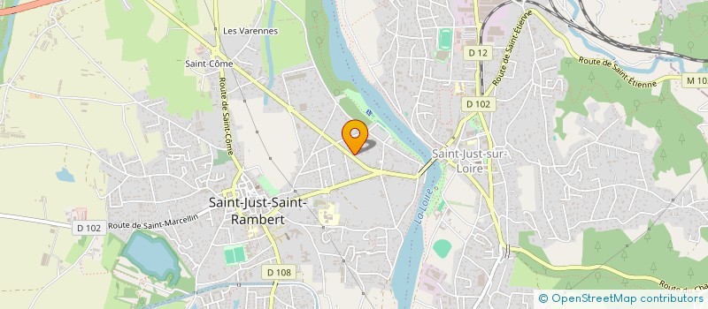 localisation de l'entreprise SCI THOMAS  SAINT-JUST-SAINT-RAMBERT