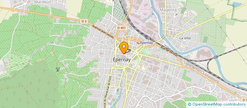 localisation de l'entreprise SCI THOMAS à EPERNAY
