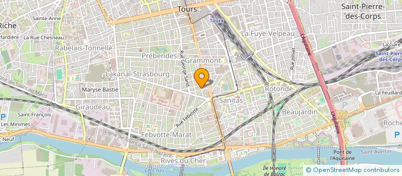 localisation de l'entreprise SCI THOMAS  TOURS