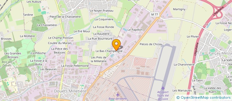 localisation de l'entreprise SCI THOMAS  PARCAY-MESLAY