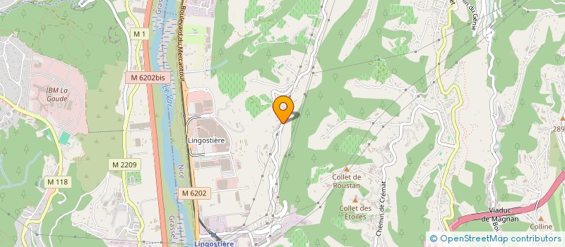 localisation de l'entreprise SCI THOMAS  NICE