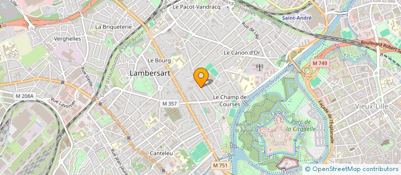 localisation de l'entreprise SCI THOMAS à LAMBERSART