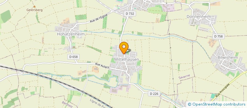 localisation de l'entreprise SCI THOMAS  WAHLENHEIM