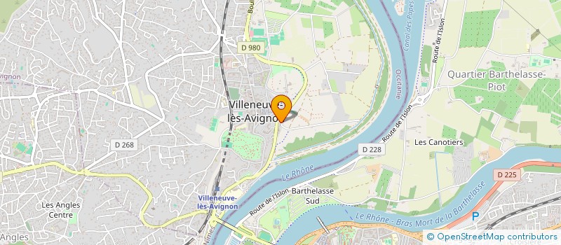 localisation de l'entreprise SCI THOMAS à VILLENEUVE-LES-AVIGNON