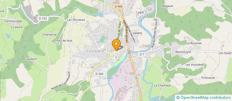 localisation de l'entreprise SCI THOMAS à COURPIERE