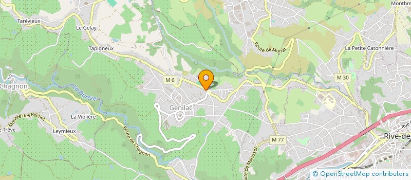 localisation de l'entreprise SCI THOMAS  GENILAC