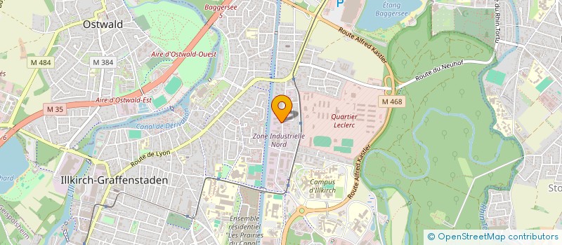 localisation de l'entreprise SCI THOMAS  ILLKIRCH-GRAFFENSTADEN