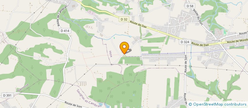 localisation de l'entreprise SCI THOMAS  HINX