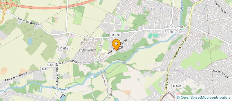 localisation de l'entreprise SCI THOMAS  LA SALVETAT-SAINT-GILLES