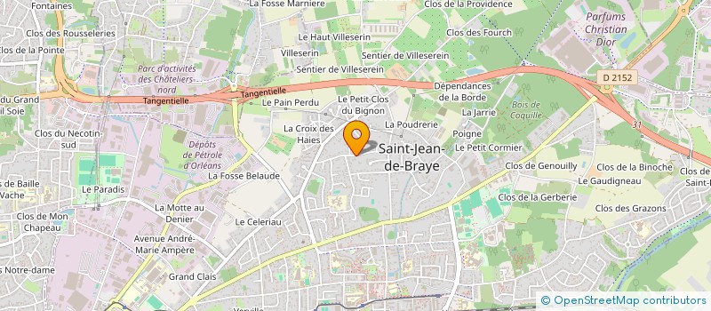 localisation de l'entreprise SCI THOMAS à SAINT-JEAN-DE-BRAYE