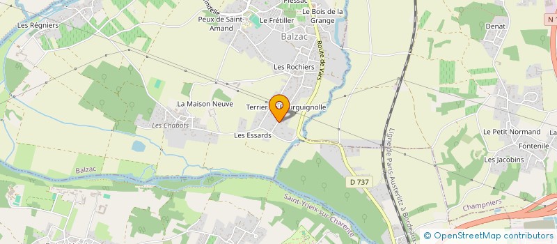localisation de l'entreprise SCI THOMAS à BALZAC