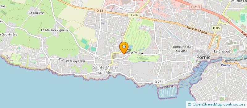 localisation de l'entreprise SCI THOMAS  PORNIC