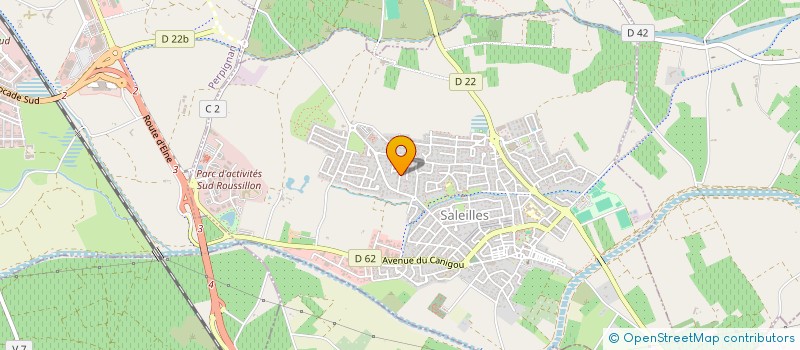 localisation de l'entreprise SCI THOMAS AND CO  SALEILLES