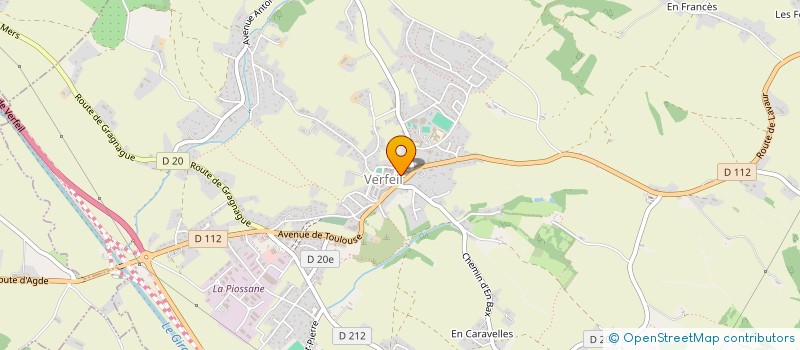 localisation de l'entreprise SCI THOMAS-ANNE  VERFEIL