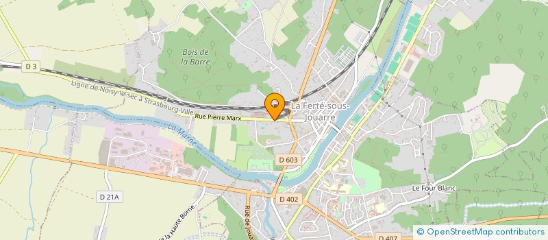 localisation de l'entreprise SCI THOMAS-DELAGNEAU à LA FERTE-SOUS-JOUARRE