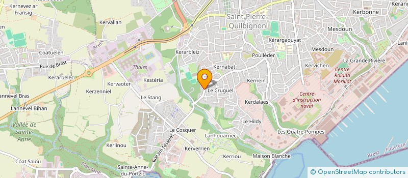 localisation de l'entreprise SCI THOMAS DOARE  BREST