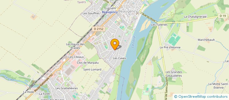 localisation de l'entreprise SCI THOMAS ENTREPRISE  BEAUGENCY