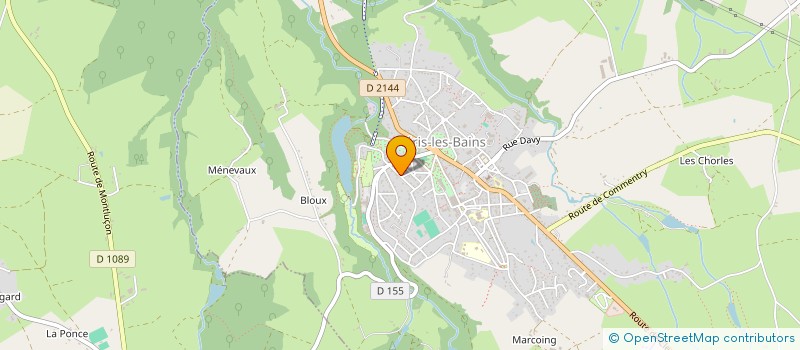 localisation de l'entreprise SCI THOMAS ET ROSE  NERIS-LES-BAINS