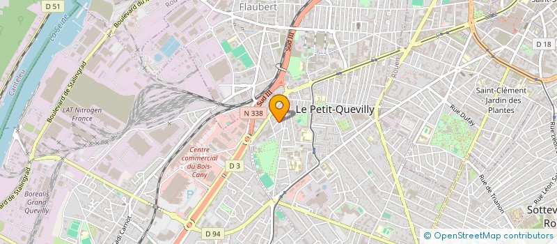 localisation de l'entreprise SCI THOMAS FRERES à LE PETIT-QUEVILLY
