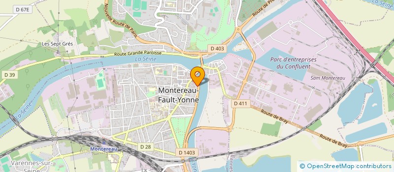localisation de l'entreprise SCI THOMAS HERVIEU à MONTEREAU-FAULT-YONNE