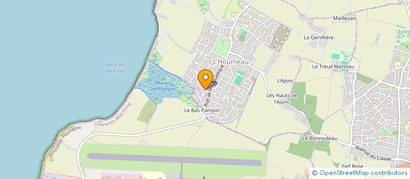 localisation de l'entreprise SCI THOMAS INVESTISSEMENT  L'HOUMEAU