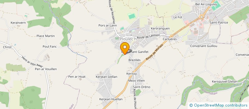 localisation de l'entreprise SCI THOMAS L'HERON  PLOULEC'H