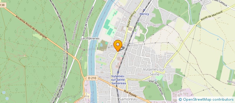 localisation de l'entreprise SCI THOMAS-LORIANE  VULAINES-SUR-SEINE