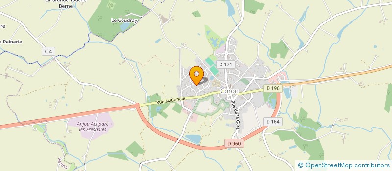 localisation de l'entreprise SCI THOMAS LOUIS MARIE  CORON