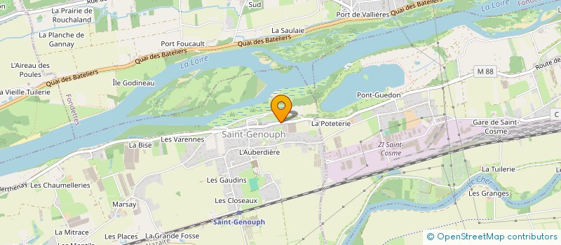 localisation de l'entreprise SCI THOMAS-MARIN  SAINT-GENOUPH