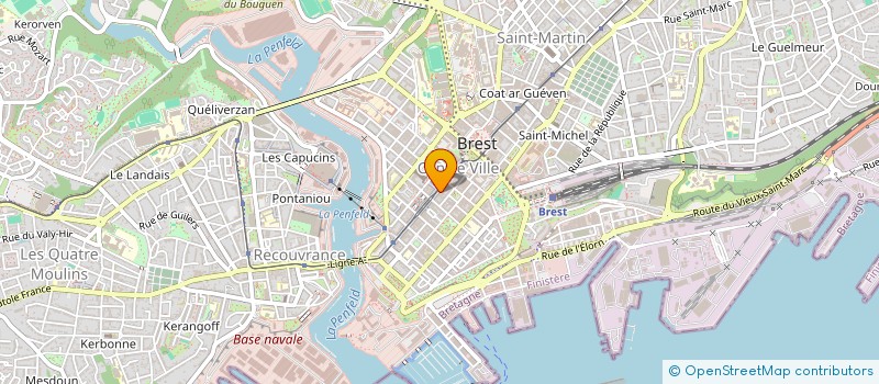 localisation de l'entreprise SCI THOMAS MOLLET  BREST