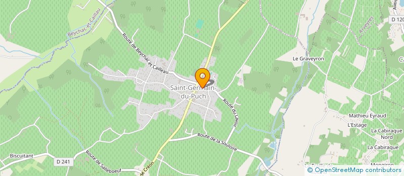 localisation de l'entreprise SCI THOMAS-VIGOUREUX  SAINT-QUENTIN-DE-BARON