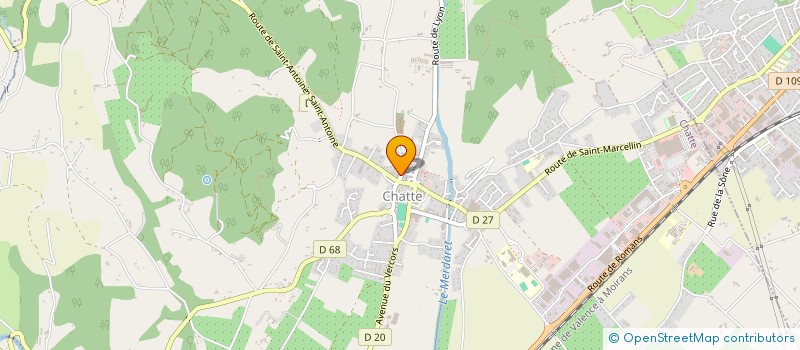 localisation de l'entreprise SCI THOMASSET  CHATTE