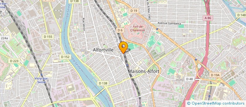 localisation de l'entreprise SCI THOMASSIAN à ALFORTVILLE