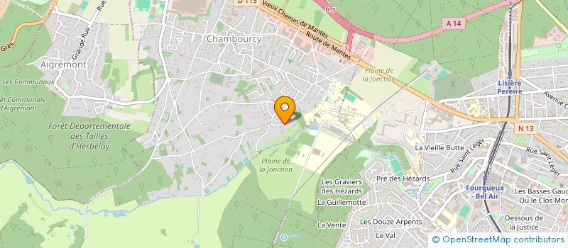 localisation de l'entreprise SCI THOMASSIN  CHAMBOURCY