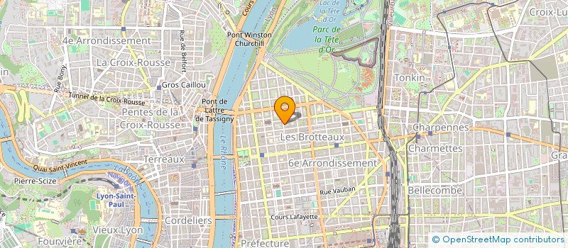 localisation de l'entreprise SCI THOMASSON  LYON