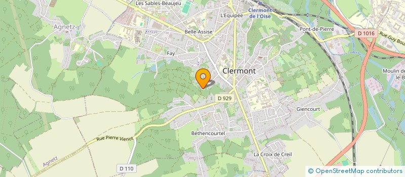 localisation de l'entreprise SCI THOMATCAR  CLERMONT