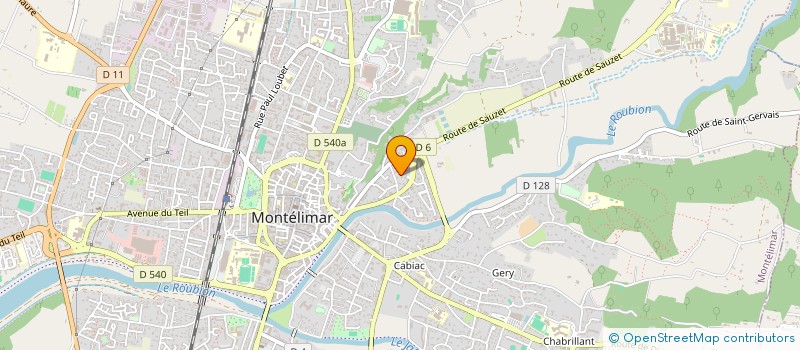localisation de l'entreprise SCI THOMINET à MONTELIMAR